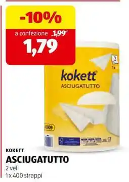 ALDI KOKETT ASCIUGATUTTO offerta
