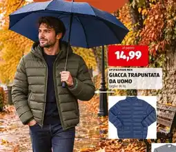 ALDI GIACCA TRAPUNTATA DA UOMO offerta