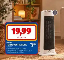 ALDI TERMOVENTILATORE offerta