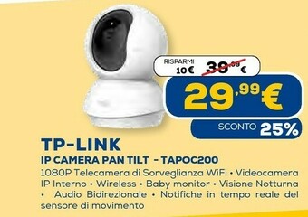 Ip camera pan tilt tapoc200