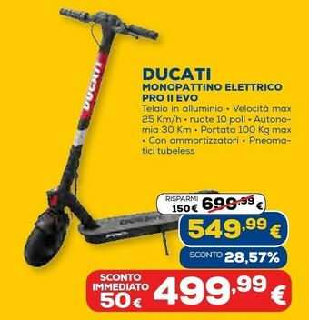 Ducati monopattino elettrico pro ii evo