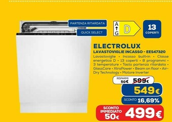 Euronics Electrolux ees47320l a scomparsa totale 13 coperti d offerta