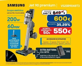 Euronics Vs20r9048t3 argento senza sacchetto offerta
