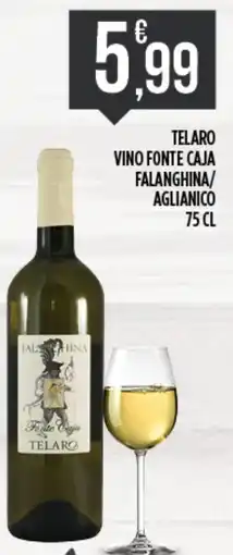 Netto Supermercati Vino Fonte Caja Falanghina/Aglianico offerta