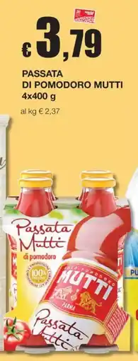 Sì con te Supermercati Passata di pomodoro Mutti offerta