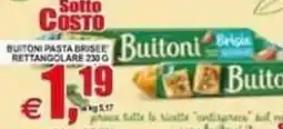 Pewex Buitoni pasta brisee rettangolare offerta