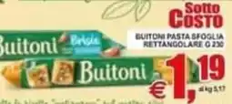 Pewex Buitoni pasta sfoglia rettangolare offerta
