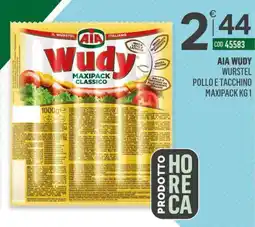 Tutto Risparmio Cash&Carry Aia Wudy Wurstel Pollo e Tacchino Maxipack offerta