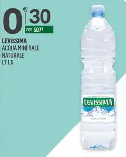 Tutto Risparmio Cash&Carry Levissima Acqua minerale naturale offerta
