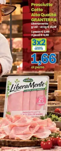 Prix Quality Prosciutto Cotto Alta Qualità GranTerre offerta