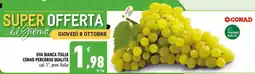 Conad Margherita Uva bianca Italia offerta