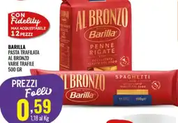 Gecop Barilla pasta trafilata al bronzo offerta