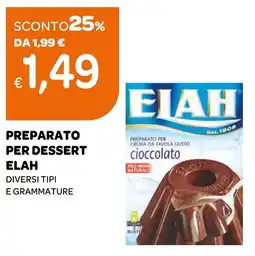 Ekom Preparato per dessert Elah cioccolato offerta