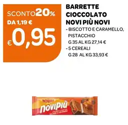 Ekom Barrette cioccolato novi più novi offerta