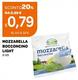Ekom Montefelice mozzarella bocconcino light offerta