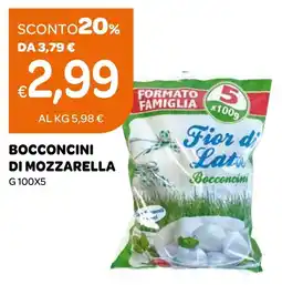 Ekom Bocconcini di mozzarella Fior di Latte offerta