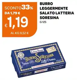 Ekom Burro leggermente salato Latteria Sorensina offerta
