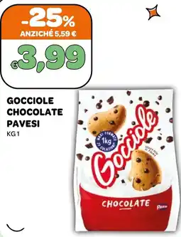 Ekom Gocci ole chocolate Pavesi offerta