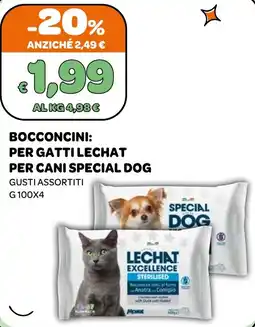 Ekom Bocconcini per gatti Lechat per cani Special Dog offerta