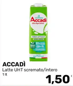 Iper Tosano Accadi Latte UHT scremato/intero offerta