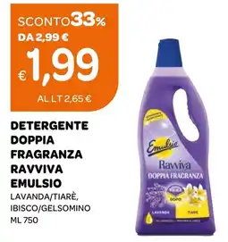 Ekom Detergente doppi fragranza ravviva emulsio offerta