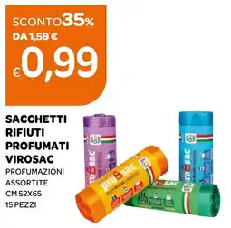 Ekom Sacchetti rifiuti profumati virosac offerta