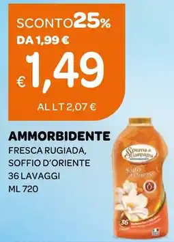 Ekom Ammorbidente fresca rugiada soffio d'oriente offerta