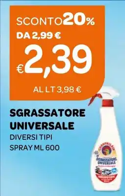 Ekom Sgrassatore universale offerta