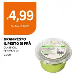 Ekom Il pesto di prà gran pesto classico senza aglio offerta