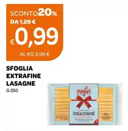 Ekom Sfoglia extrafine lasagne maffei offerta