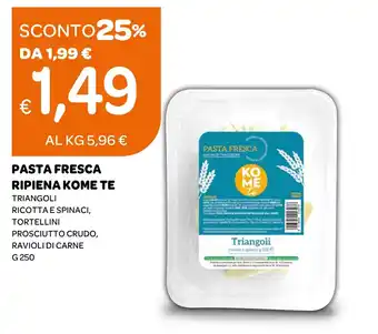 Pasta fresca ripiena kome te