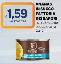 Ekom Ananas in succo Fattoria dei Sapori offerta