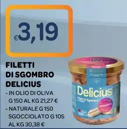 Ekom Filetti di sgombro Delicius offerta