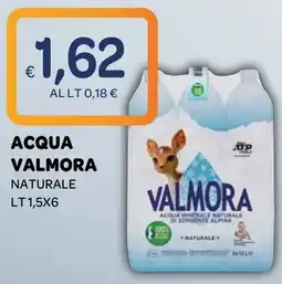 Ekom Acqua Valmora naturale offerta