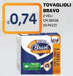 Ekom Tovaglioli Bravo offerta