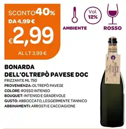 Ekom Bonarda dell'Oltrepò Pavese DOC offerta