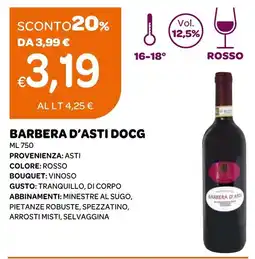 Ekom Barbera d'Asti DOCG offerta