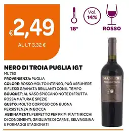 Ekom Nero di Troia Puglia IGT offerta