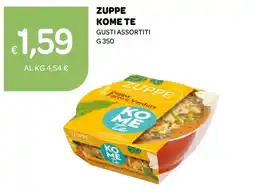 Ekom Zuppe Kome Te offerta