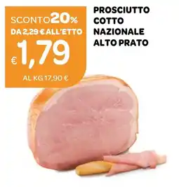 Ekom Prosciutto cotto nazionale alto prato offerta