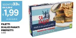 Ekom Filetti di alici panati prefritti Sa di Mare offerta