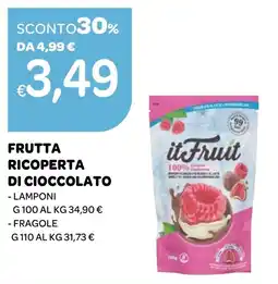 Ekom itFruit frutta ricoperta di cioccolato offerta