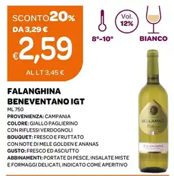 Ekom Falanghina Beneventano IGT Bellamico offerta