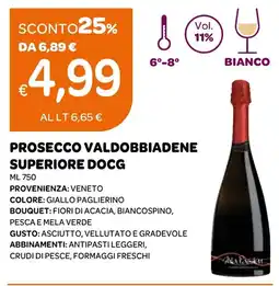 Ekom Prosecco Valdobbiadene Superiore DOCG offerta