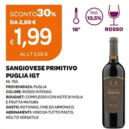 Ekom Sangiovese Primitivo Puglia IGT offerta