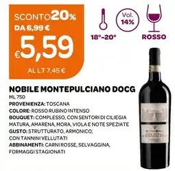 Ekom Nobile Montepulciano DOCG offerta
