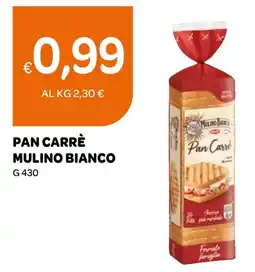 Ekom Pan Carrè Mulino Bianco offerta