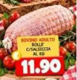 MercADone Bovino adulto rolle c/salsiccia offerta