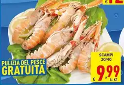 Iper Triscount Scampi 30/40 offerta