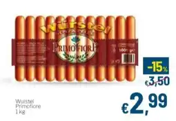 Aldel Discount Wurstei Primofiore offerta